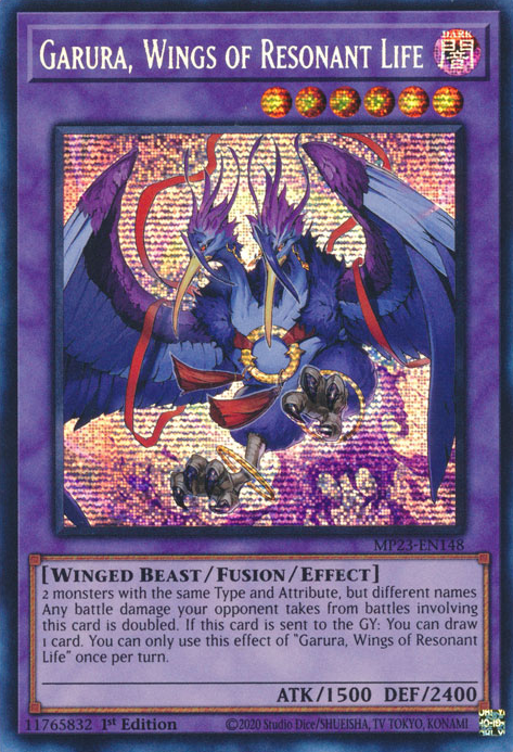 Garura, Wings of Resonant Life [MP23-EN148] Prismatic Secret Rare | Galactic Gamez