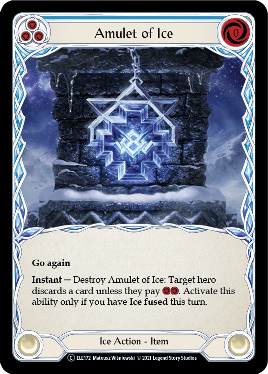 Amulet of Ice [U-ELE172] Unlimited Normal | Galactic Gamez