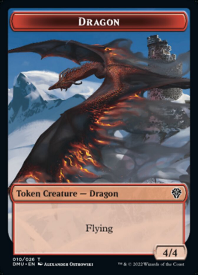 Dragon Token [Dominaria United Tokens] | Galactic Gamez