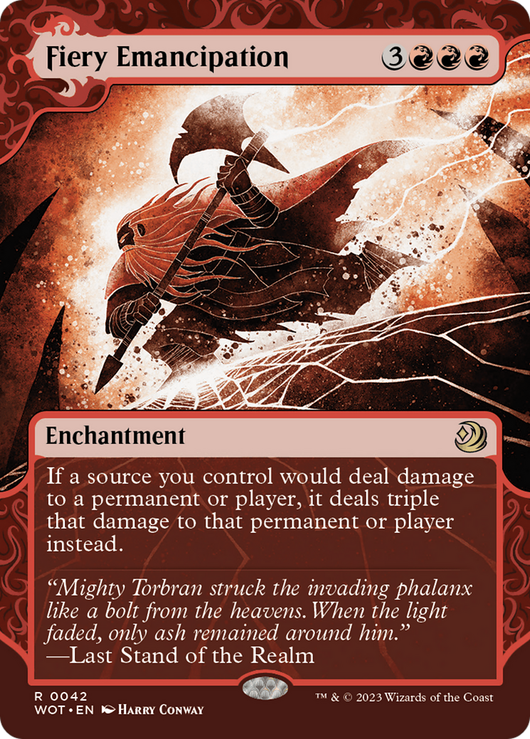 Fiery Emancipation [Wilds of Eldraine: Enchanting Tales] | Galactic Gamez