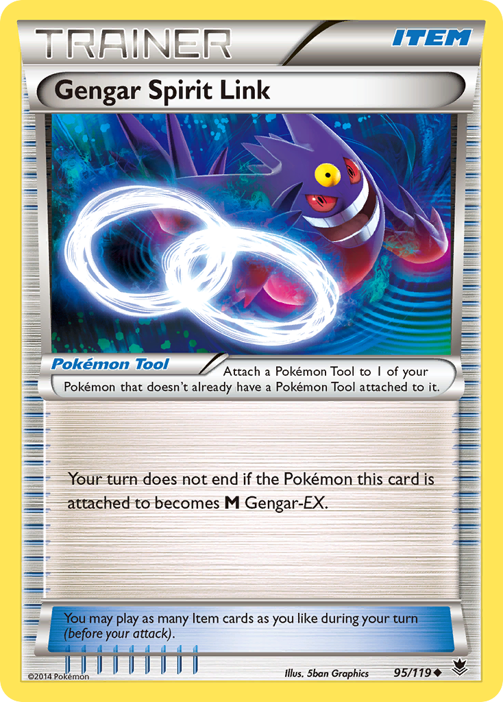 Gengar Spirit Link (95/119) [XY: Phantom Forces] | Galactic Gamez