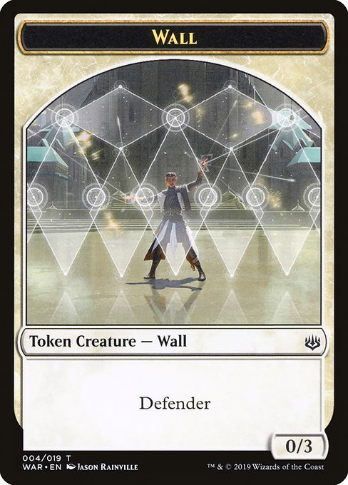 Wall [War of the Spark Tokens] | Galactic Gamez