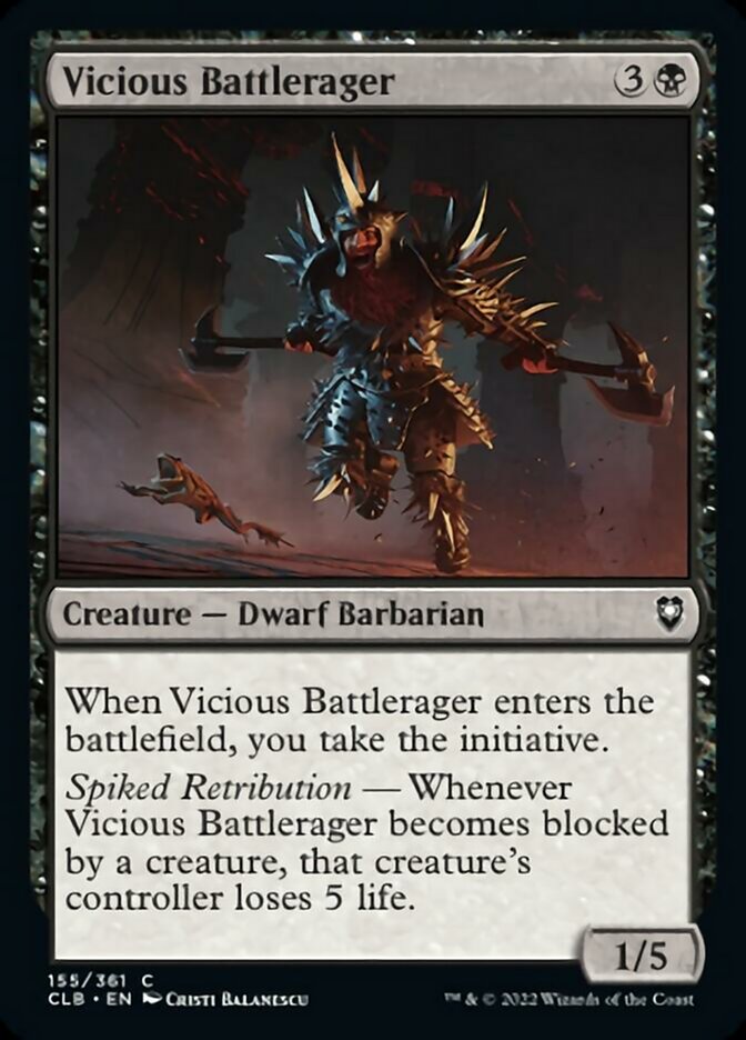 Vicious Battlerager [Commander Legends: Battle for Baldur's Gate] | Galactic Gamez