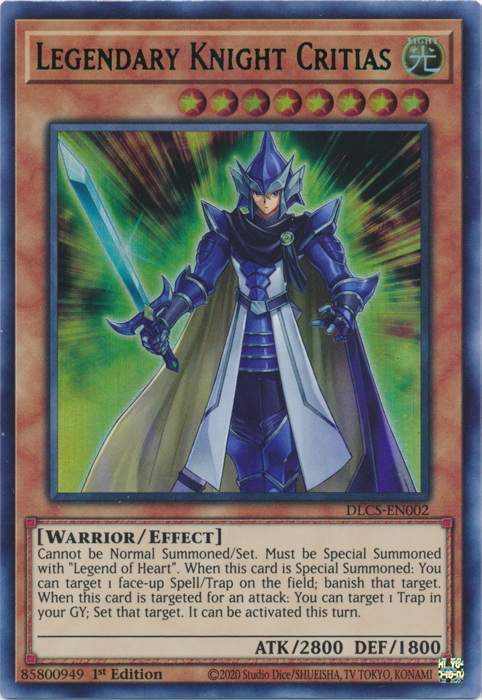 Legendary Knight Critias (Green) [DLCS-EN002] Ultra Rare | Galactic Gamez