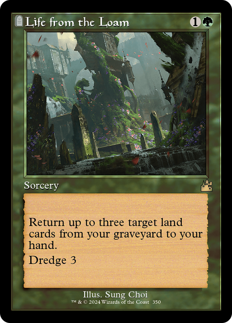 Life from the Loam (Retro Frame) [Ravnica Remastered] | Galactic Gamez