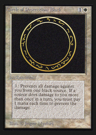 Circle of Protection: Black (IE) [Intl. Collectors’ Edition] | Galactic Gamez