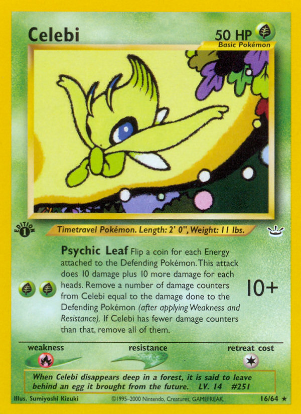 Celebi (16/64) [Neo Revelation 1st Edition] | Galactic Gamez