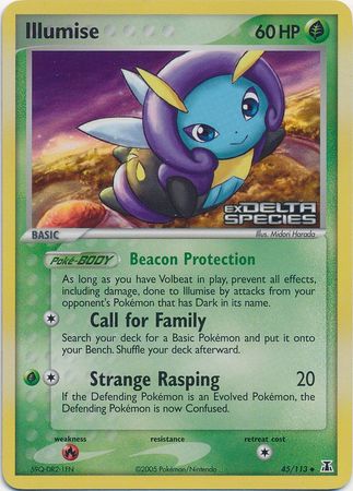 Illumise (45/113) (Stamped) [EX: Delta Species] | Galactic Gamez