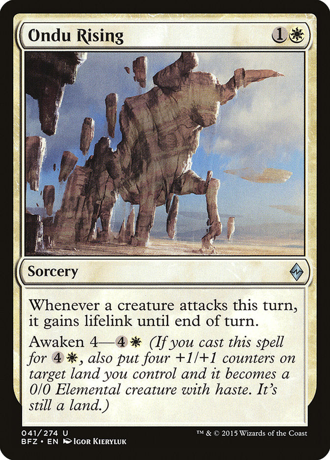 Ondu Rising [Battle for Zendikar] | Galactic Gamez