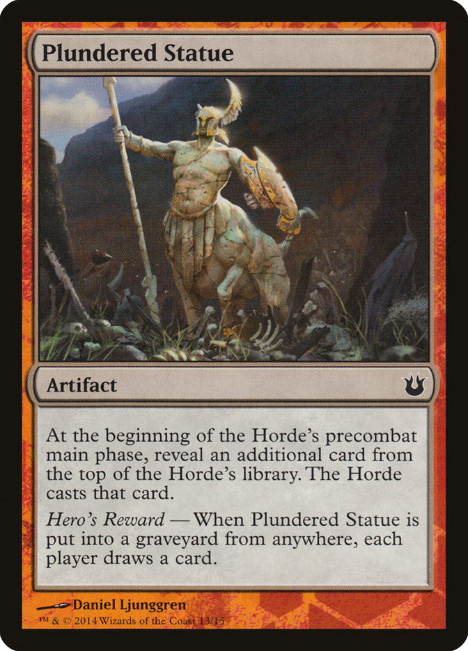 Plundered Statue [Hero's Path Promos] | Galactic Gamez
