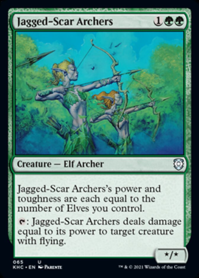 Jagged-Scar Archers [Kaldheim Commander] | Galactic Gamez