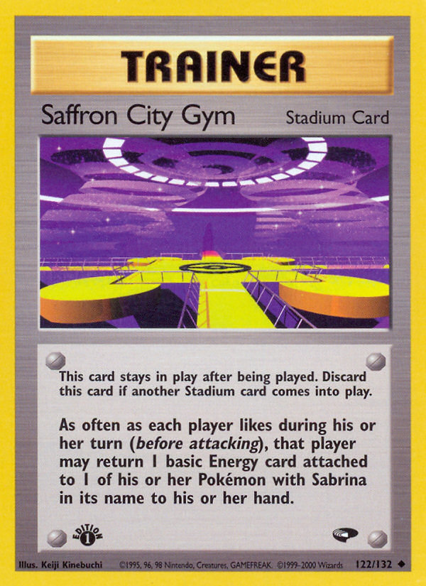 Saffron City Gym (122/132) [Gym Challenge 1st Edition] | Galactic Gamez