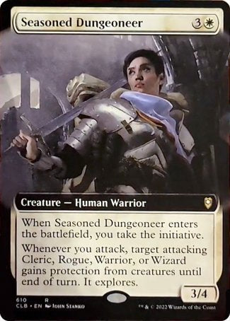 Seasoned Dungeoneer (Extended Art) [Commander Legends: Battle for Baldur's Gate] | Galactic Gamez