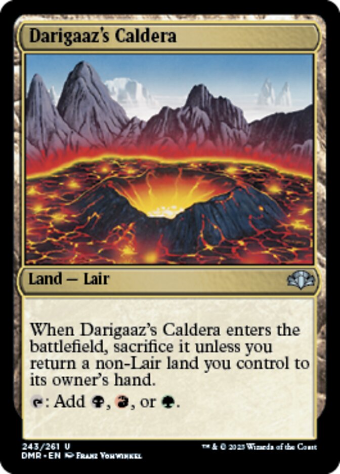 Darigaaz's Caldera [Dominaria Remastered] | Galactic Gamez