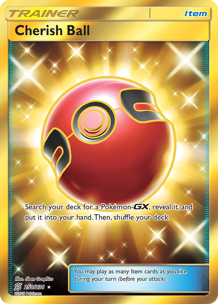 Cherish Ball (250/236) [Sun & Moon: Unified Minds] | Galactic Gamez