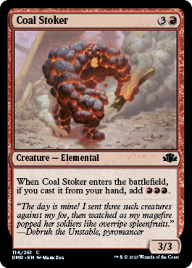 Coal Stoker [Dominaria Remastered] | Galactic Gamez