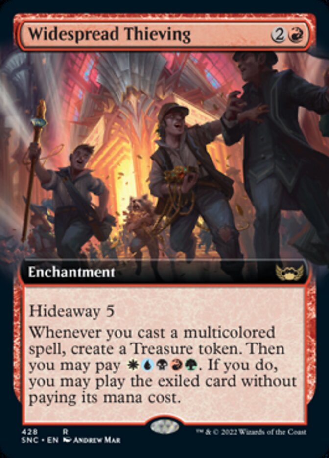 Widespread Thieving (Extended Art) [Streets of New Capenna] | Galactic Gamez