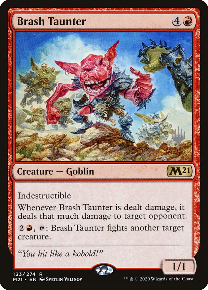 Brash Taunter (Promo Pack) [Core Set 2021 Promos] | Galactic Gamez