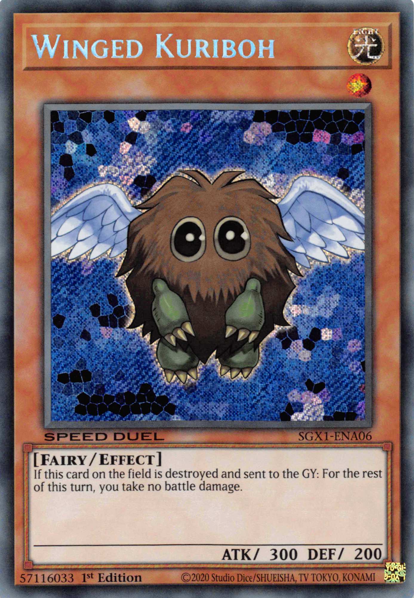 Winged Kuriboh [SGX1-ENA06] Secret Rare | Galactic Gamez