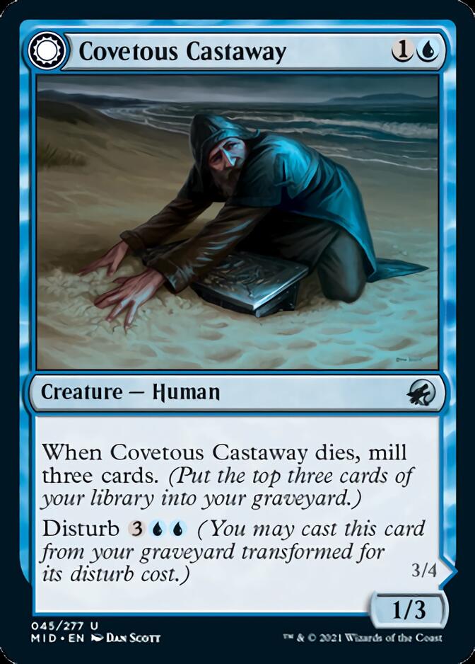 Covetous Castaway // Ghostly Castigator [Innistrad: Midnight Hunt] | Galactic Gamez