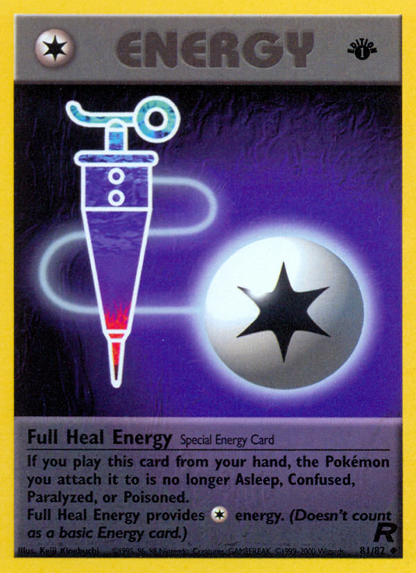 Full Heal Energy (81/82) [Team Rocket 1st Edition] | Galactic Gamez