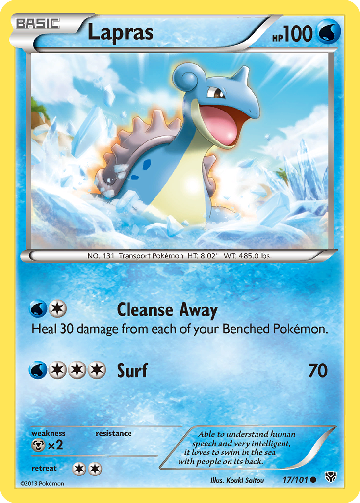 Lapras (17/101) [Black & White: Plasma Blast] | Galactic Gamez