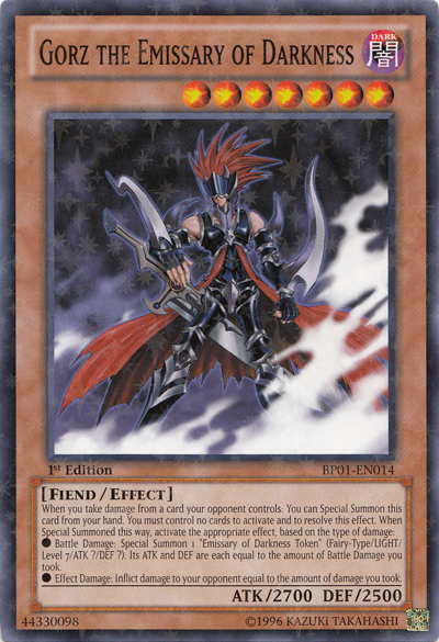 Gorz the Emissary of Darkness [BP01-EN014] Starfoil Rare | Galactic Gamez