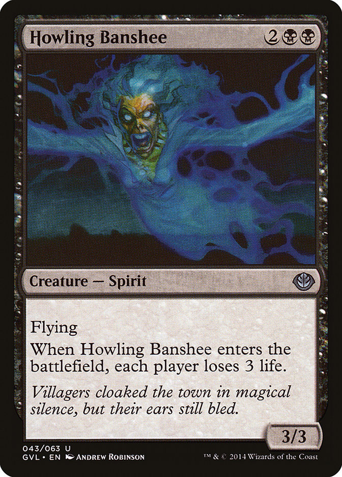 Howling Banshee (Garruk vs. Liliana) [Duel Decks Anthology] | Galactic Gamez