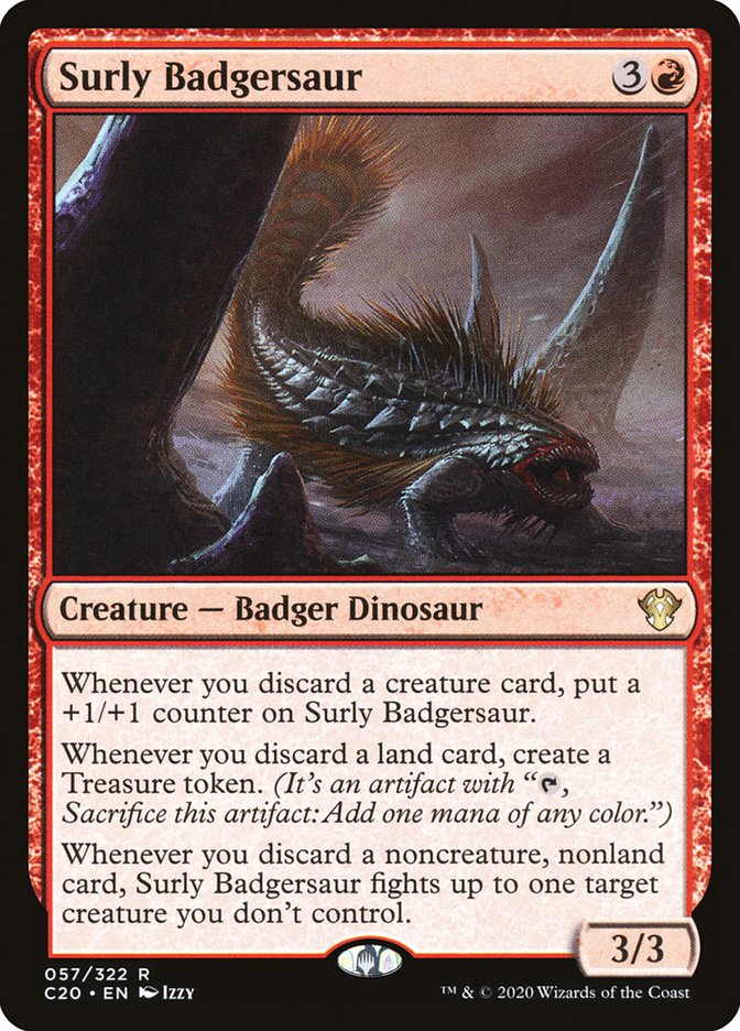 Surly Badgersaur [Commander 2020] | Galactic Gamez