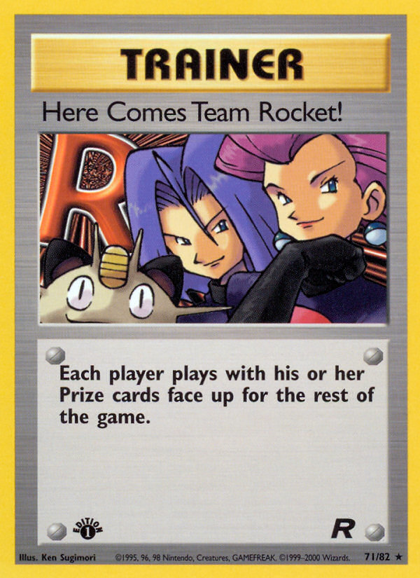 Here Comes Team Rocket! (71/82) [Team Rocket 1st Edition] | Galactic Gamez
