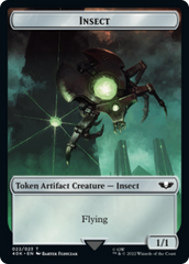 Necron Warrior // Insect Double-Sided (Surge Foil) [Warhammer 40,000 Tokens] | Galactic Gamez