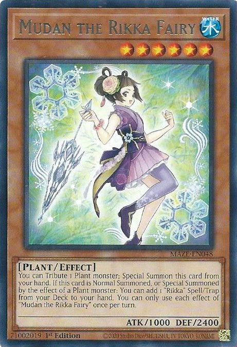 Mudan the Rikka Fairy [MAZE-EN048] Rare | Galactic Gamez
