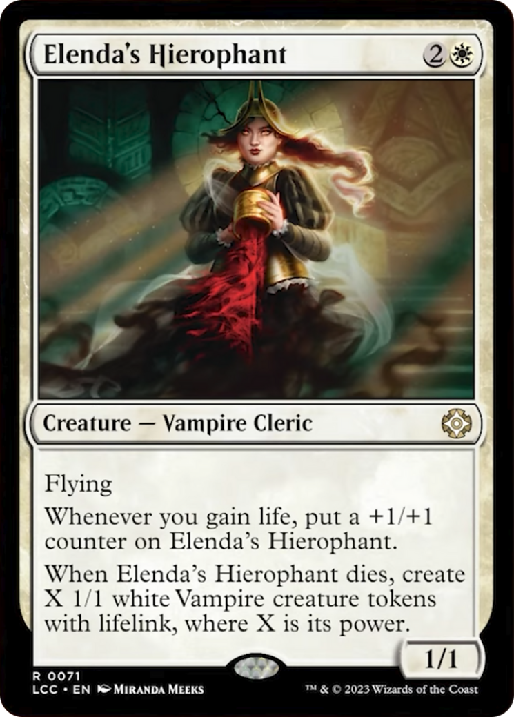 Elenda's Hierophant [The Lost Caverns of Ixalan Commander] | Galactic Gamez