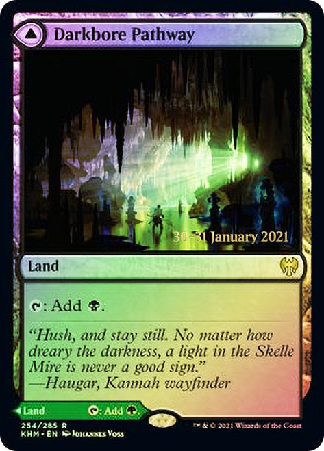 Darkbore Pathway // Slitherbore Pathway  [Kaldheim Prerelease Promos] | Galactic Gamez