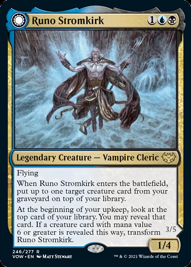 Runo Stromkirk // Krothuss, Lord of the Deep [Innistrad: Crimson Vow] | Galactic Gamez