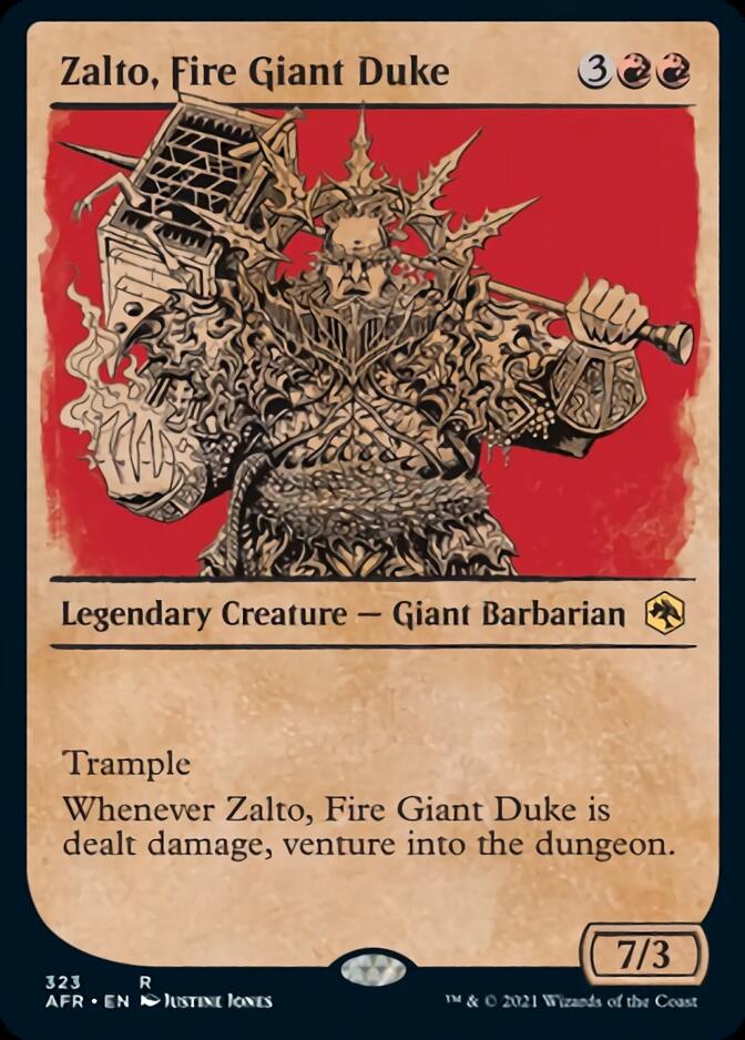 Zalto, Fire Giant Duke (Showcase) [Dungeons & Dragons: Adventures in the Forgotten Realms] | Galactic Gamez