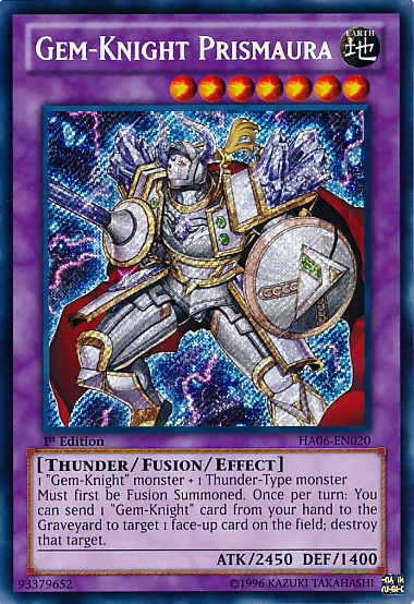 Gem-Knight Prismaura [HA06-EN020] Secret Rare | Galactic Gamez