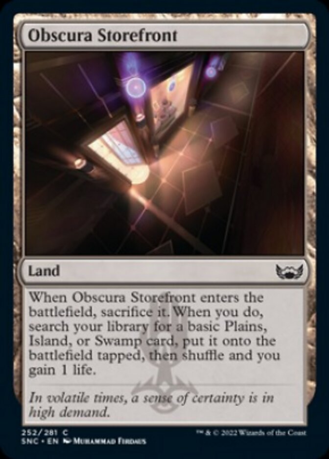 Obscura Storefront [Streets of New Capenna] | Galactic Gamez