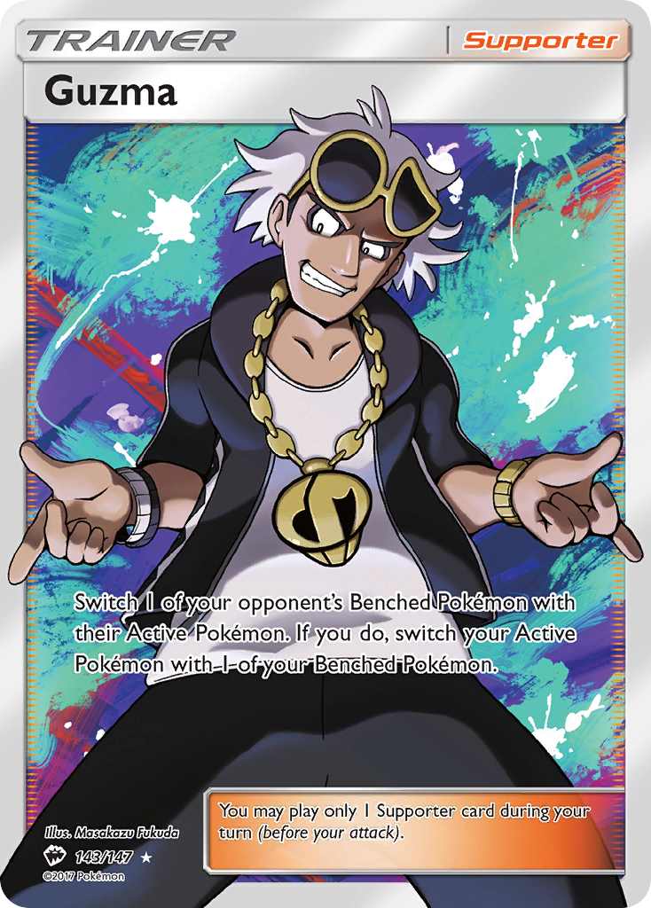 Guzma (143/147) [Sun & Moon: Burning Shadows] | Galactic Gamez