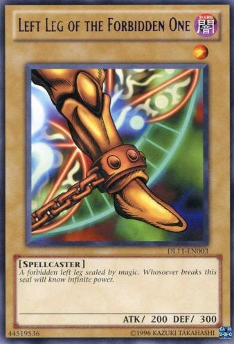 Left Leg of the Forbidden One (Purple) [DL11-EN003] Rare | Galactic Gamez