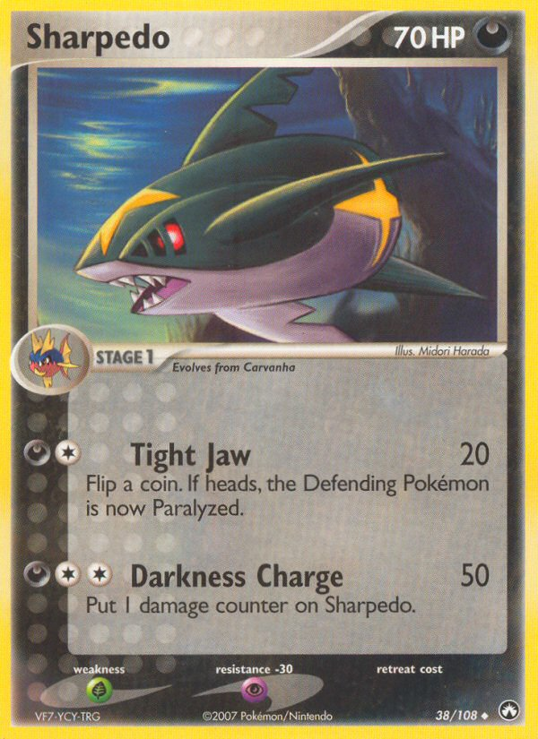 Sharpedo (38/108) [EX: Power Keepers] | Galactic Gamez