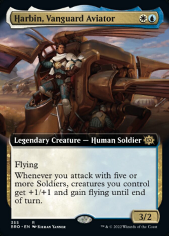 Harbin, Vanguard Aviator (Extended Art) [The Brothers' War] | Galactic Gamez