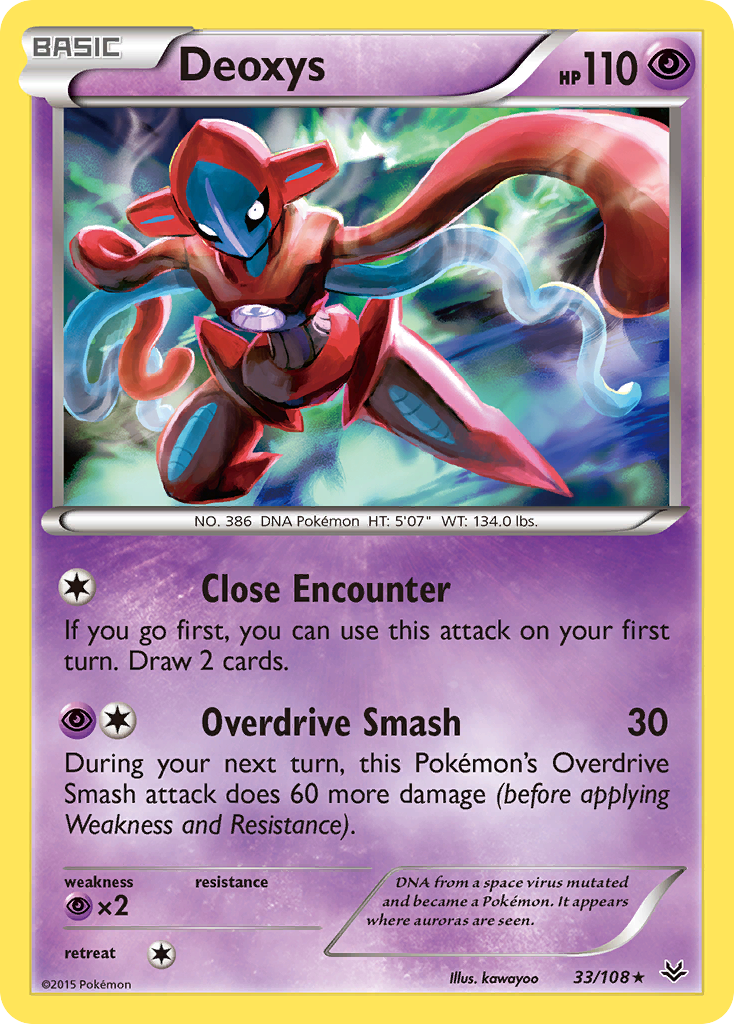 Deoxys (33/108) [XY: Roaring Skies] | Galactic Gamez