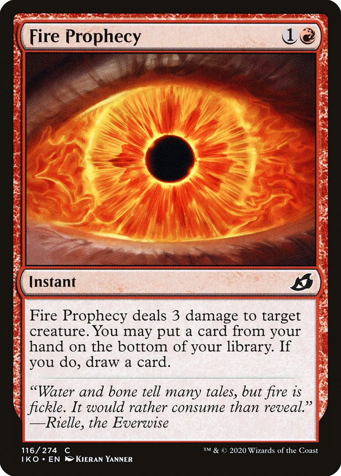Fire Prophecy [Ikoria: Lair of Behemoths] | Galactic Gamez