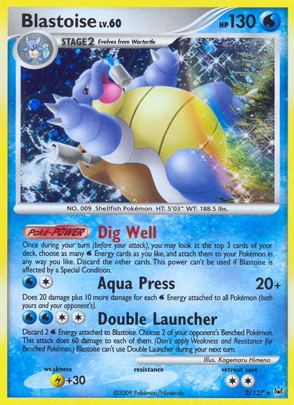 Blastoise (2/127) [Platinum: Base Set] | Galactic Gamez