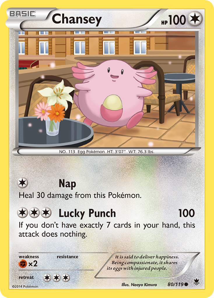 Chansey (80/119) [XY: Phantom Forces] | Galactic Gamez