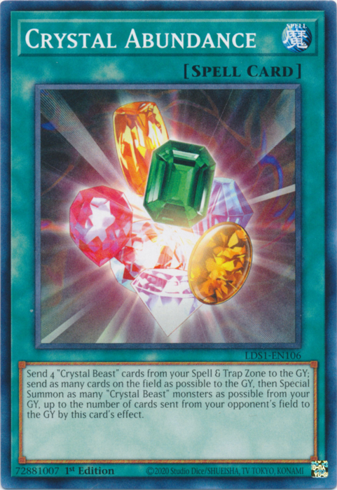 Crystal Abundance [LDS1-EN106] Common | Galactic Gamez