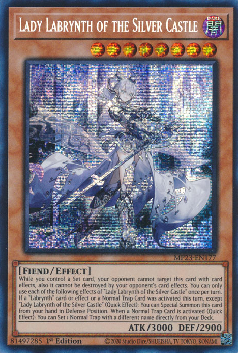 Lady Labrynth of the Silver Castle [MP23-EN177] Prismatic Secret Rare | Galactic Gamez