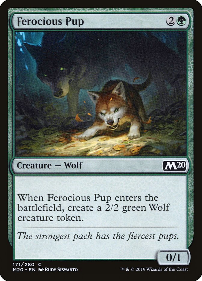 Ferocious Pup [Core Set 2020] | Galactic Gamez