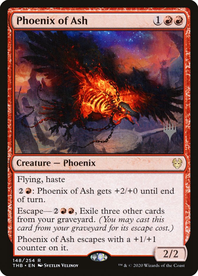 Phoenix of Ash (Promo Pack) [Theros Beyond Death Promos] | Galactic Gamez